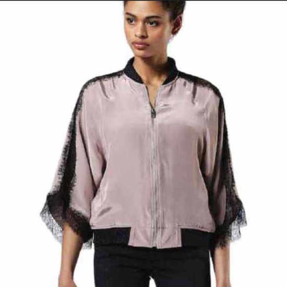 Diesel lace bomber jacket great condition size M - Picture 1 of 11
